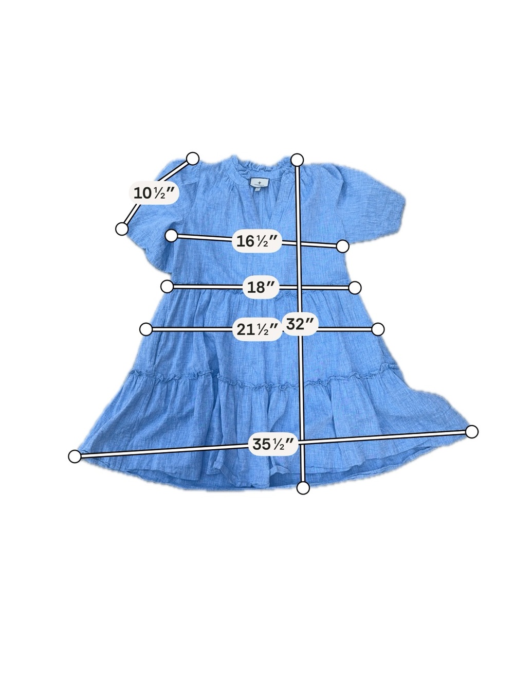 Tuckernuck Chambray Crawford Dress Size XXS - Picture 6 of 8